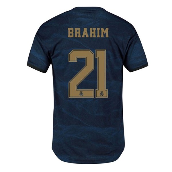 Camiseta Real Madrid NO.21 Brahim Segunda equipación 2019-2020 Azul